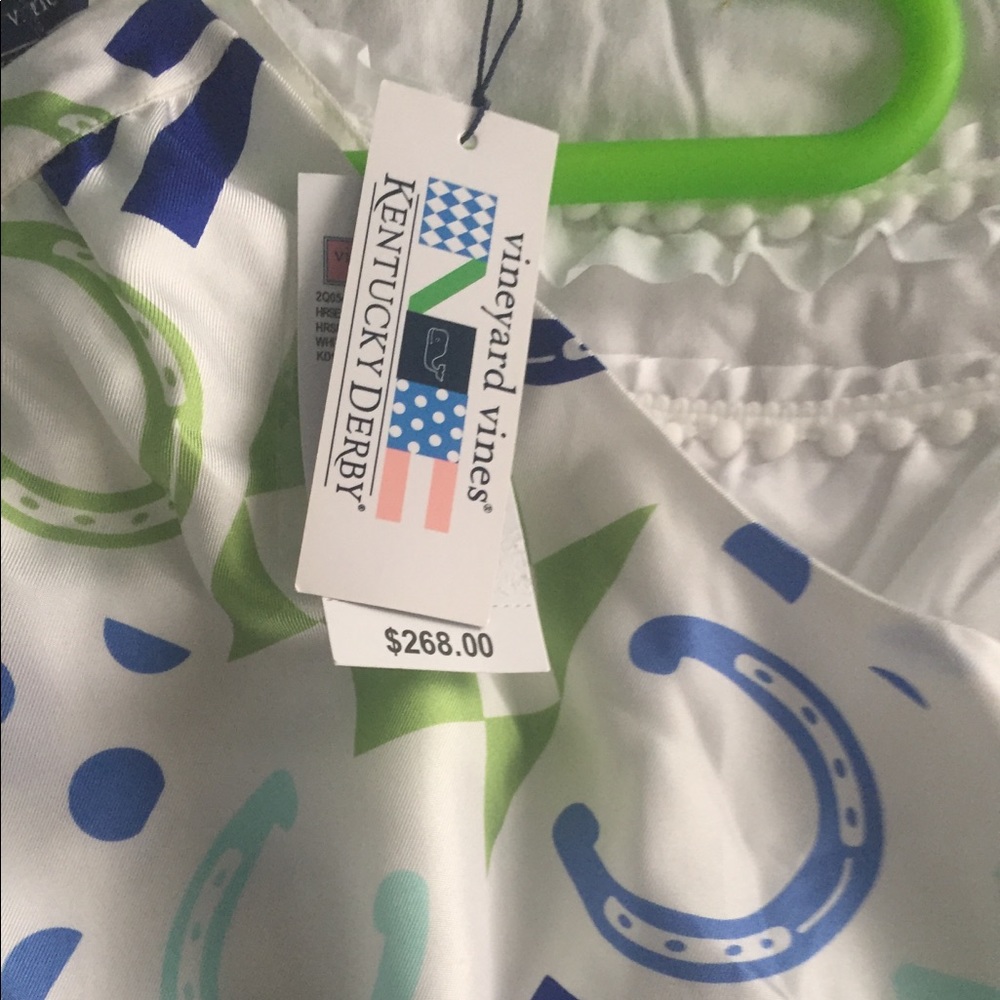 Floor Length Vineyard Vines Kentucky Derby Gown - Picture 6 of 6